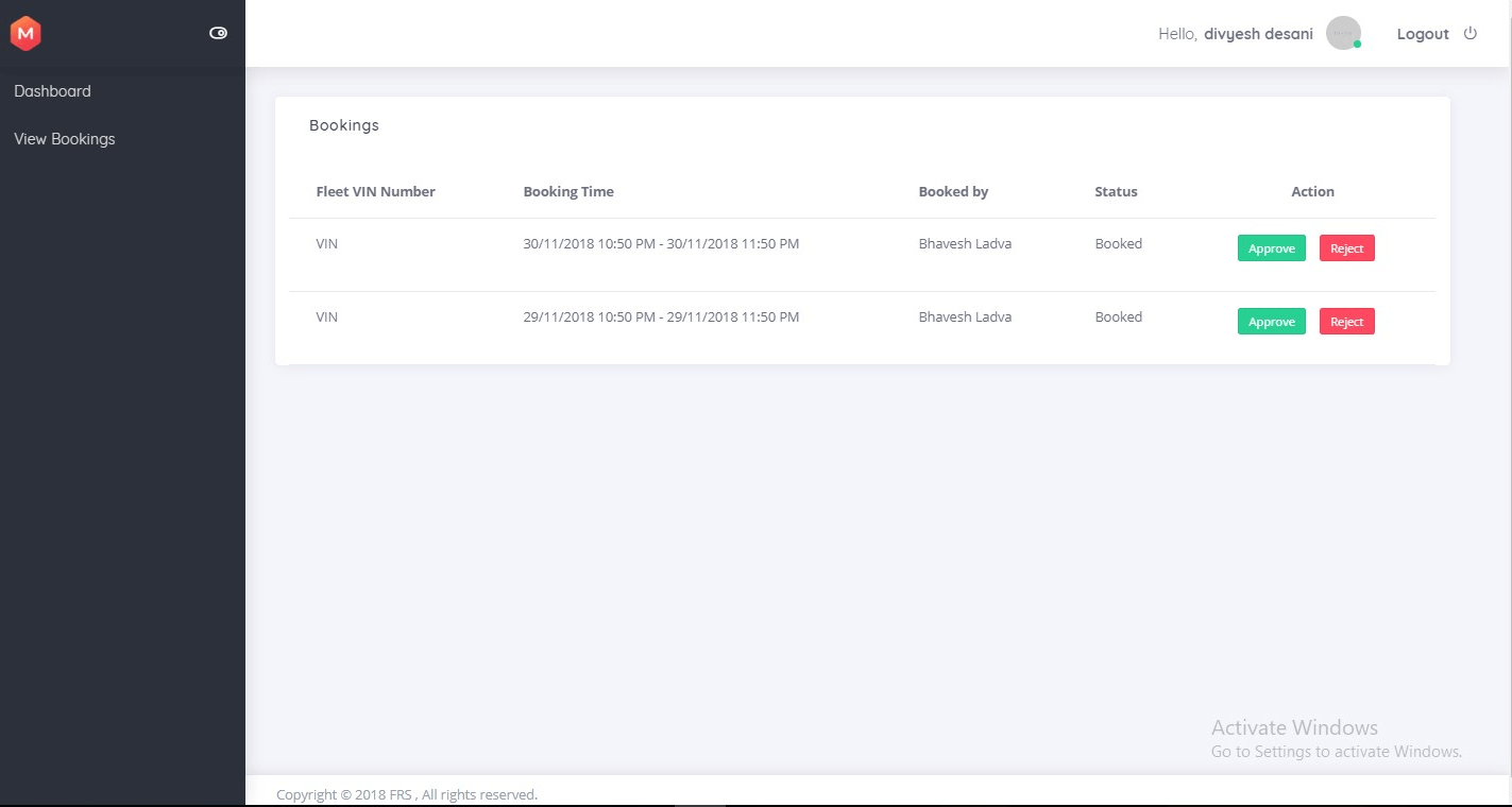 Fleet Management System